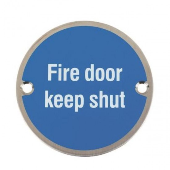 M72A-R Rigid Fire Door Keep Locked Sign